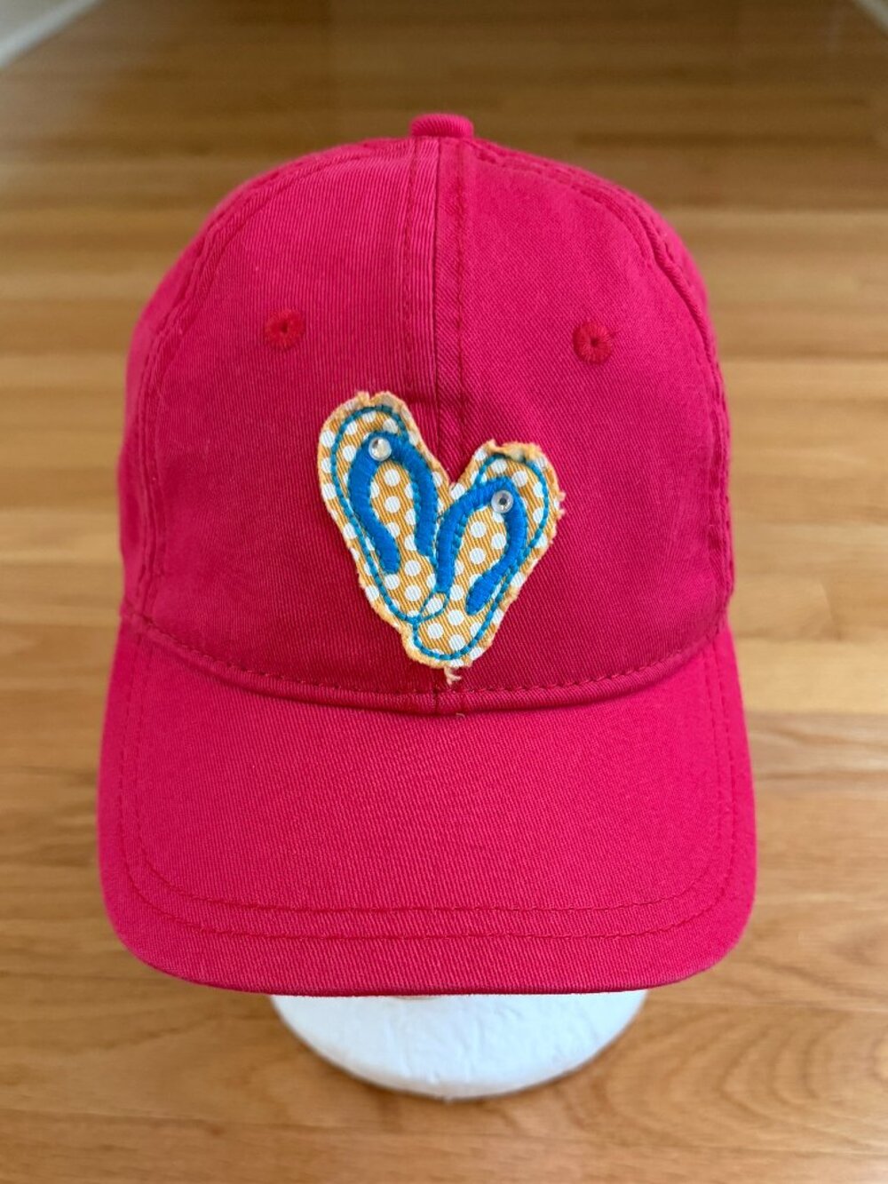 Flip Flops. 100% Cotton Summer Hat One Size
